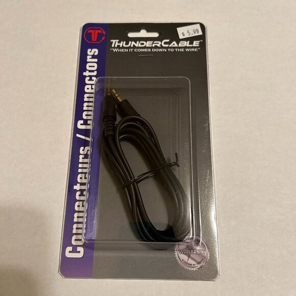 Unopened Set of Two Connector Cables-One for TV and One for Stereo - Picture 5 of 7